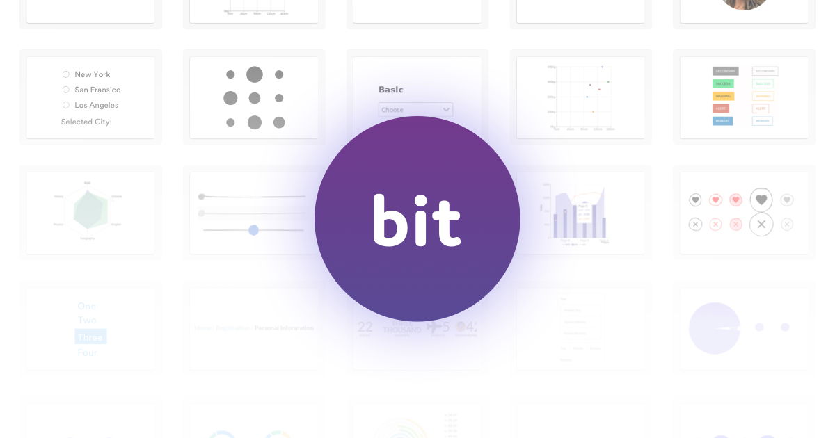 bit.dev logo and component page